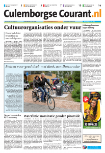 Verslagje culemborgse courant fietstocht 2013