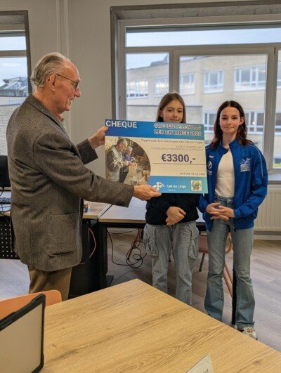 Overhandiging cheque