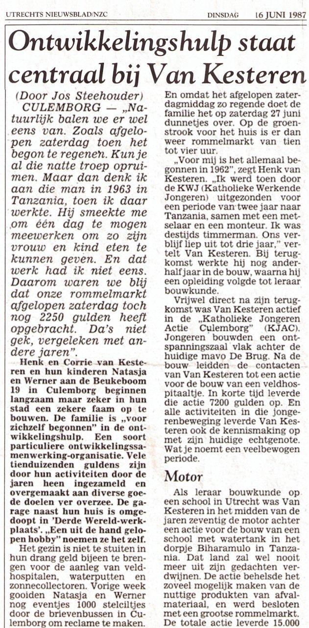 Utrechts Nieuwsblad 1987